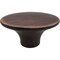 Jeffrey Alexander 1-7/8" Overall Length Brushed Oil Rubbed Bronze Oval Hudson Cabinet Knob 650-DBAC - alternate 3
